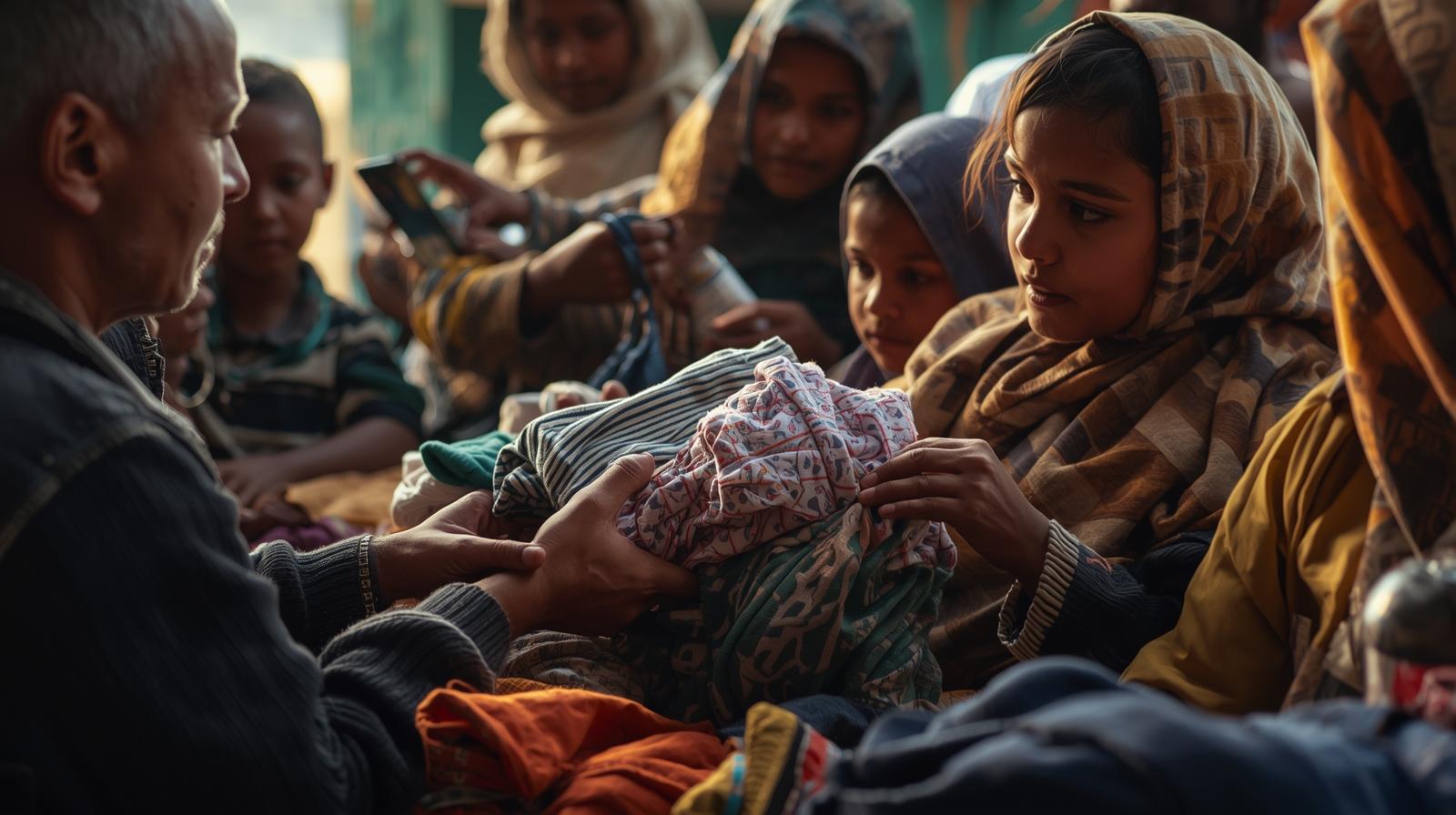 Clothing distribution